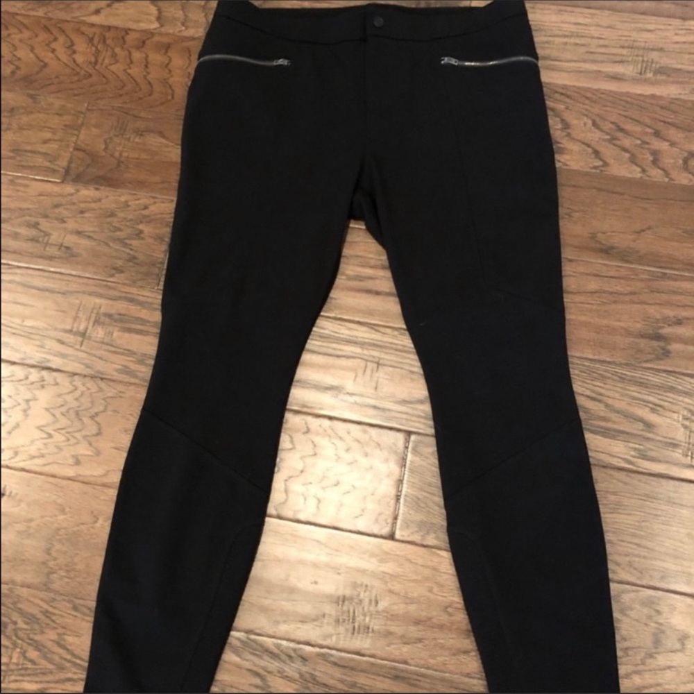 Athleta 14 XL Black Moto Ponte 2.0 pants